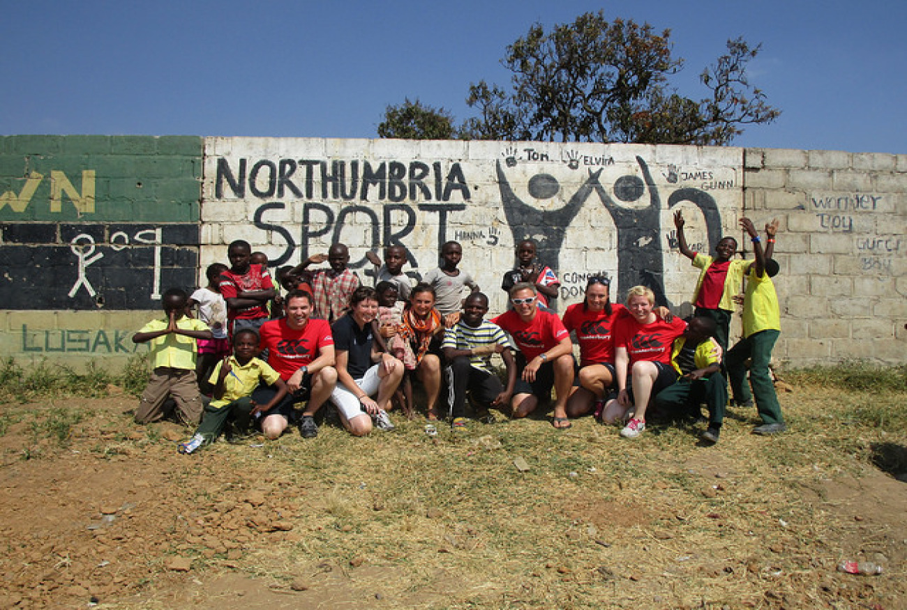 Southgate Backs Northumbria Zambia Students