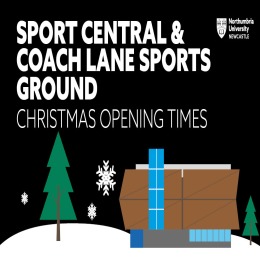 Christmas Opening Hours at Northumbria Sport